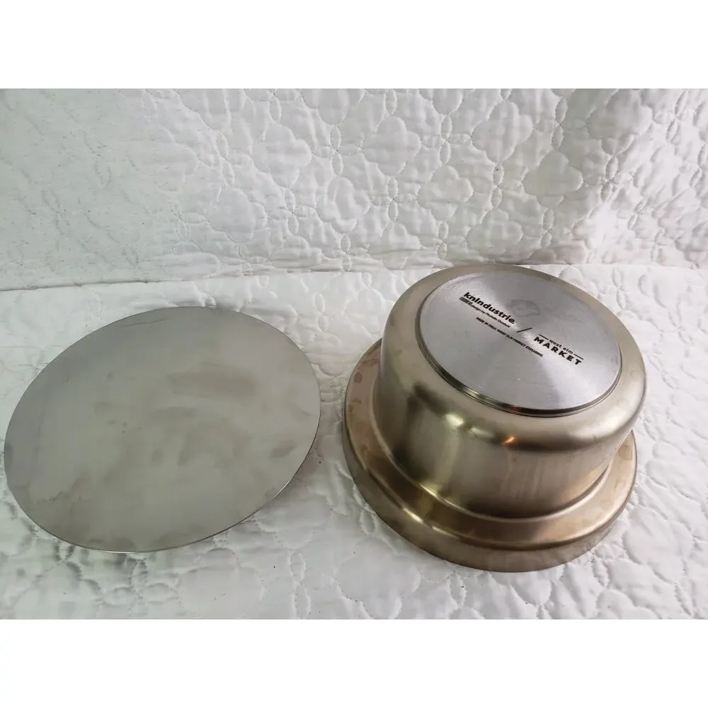 RARE KnIndustrie West Elm Market Foodwear Casserole Cookware Lit Bronze Italian
